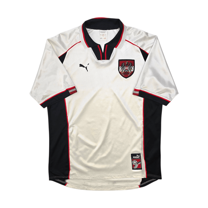 1998/00 Austria Home Football Shirt (L) Puma - Football Finery - FF304322