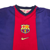 1998/00 Barcelona Home Football Shirt (L) Nike 4 Guardiola - Football Finery - FF302087