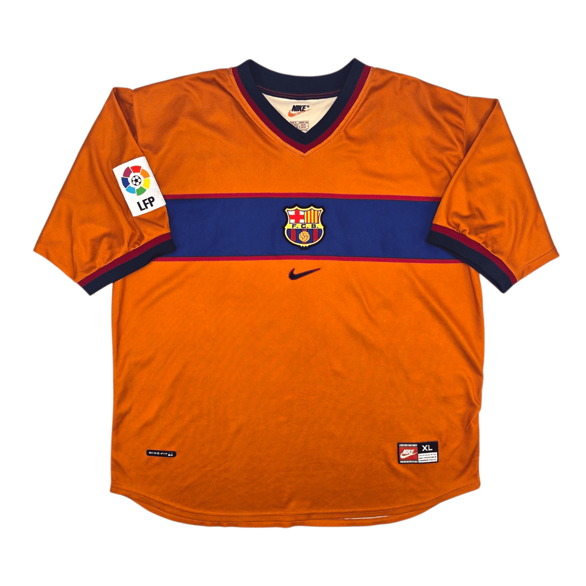 1998/00 Barcelona Third Football Shirt (XL) Nike 4 Guardiola - Football Finery - FF302644