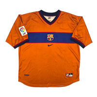 1998/00 Barcelona Third Football Shirt (XL) Nike 4 Guardiola - Football Finery - FF302644