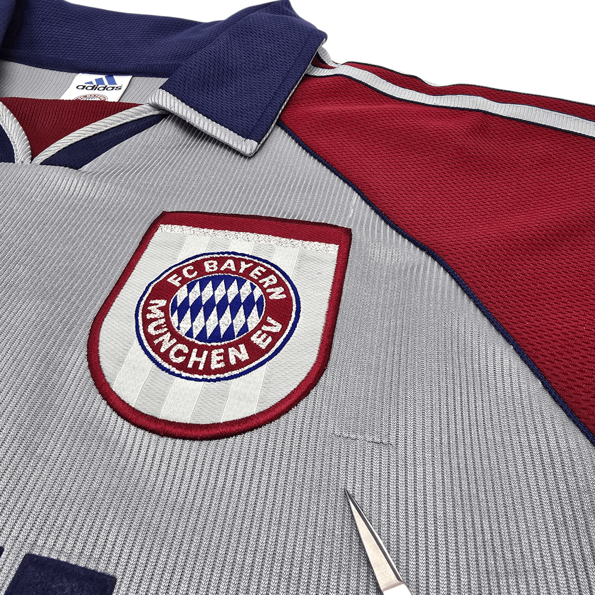 1998/00 Bayern Munich Third Football Shirt (M) Adidas 19 Janker - Football Finery - FF302668