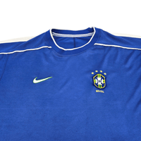 1998/00 Brazil Away Football Shirt (XL) Nike - Football Finery - FF300908