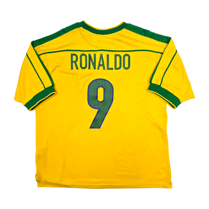 Ronaldo Reissue 1998 Brazil Nike Ronaldo 9 ブラジル代表 Soccer 1998 Brazil Nike 9 Soccer Stefans – Jersey ウェア