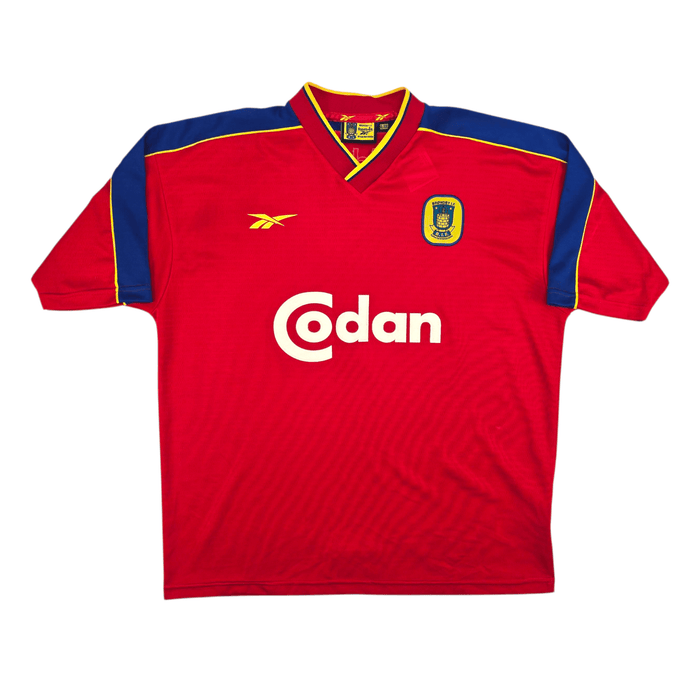 1998/00 Brondby Away Football Shirt (2XL) Reebok - Football Finery - FF302797