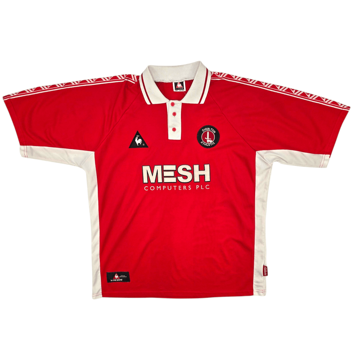 1998/00 Charlton Athletic Home Football Shirt (XL) Le Coq Sportif 8 Kinsella - Football Finery - FF301486