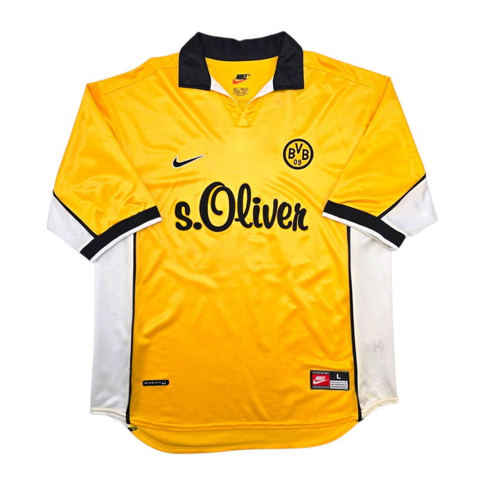 1998/00 Dortmund Home Football Shirt (L) Nike #20 Hassler - Football Finery - FF306829