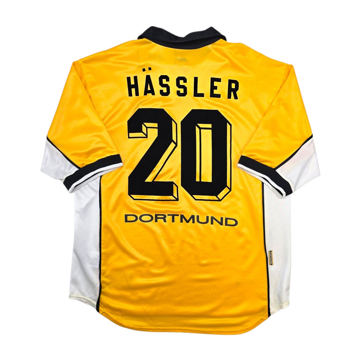 1998/00 Dortmund Home Football Shirt (L) Nike #20 Hassler - Football Finery - FF306829