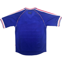 1998/00 France Home Football Shirt (M) Adidas - Football Finery - FF304442