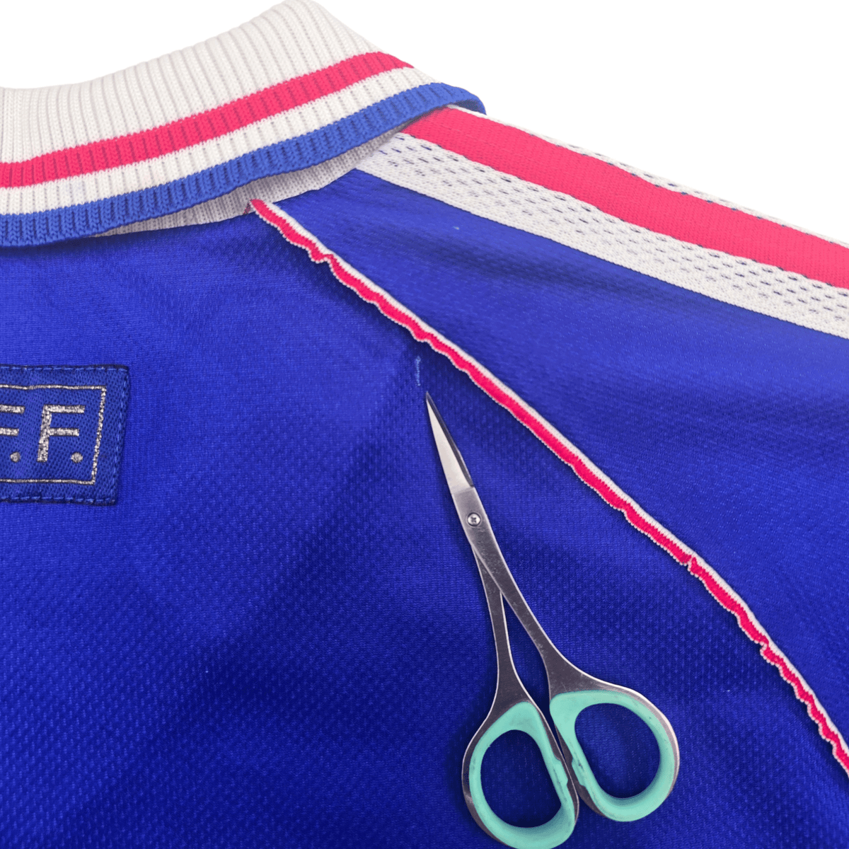 1998/00 France Home Football Shirt (M) Adidas - Football Finery - FF304442