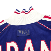 1998/00 France Home Football Shirt (XL) Adidas 10 Zidane - Football Finery - FF301899