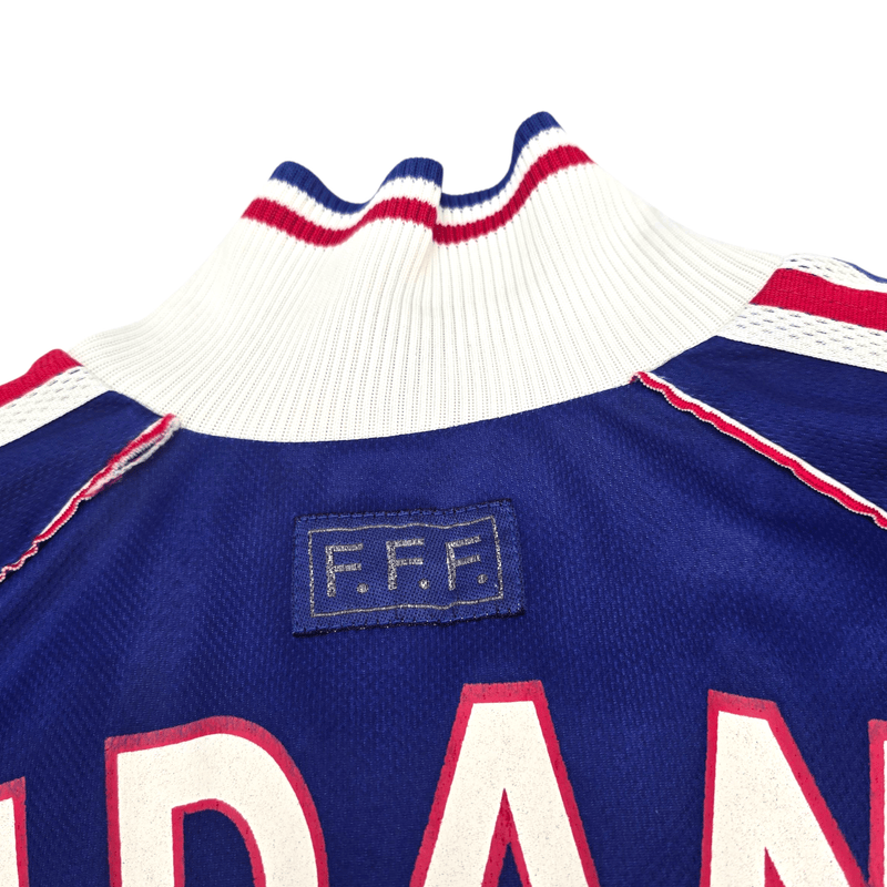 1998/00 France Home Football Shirt (XL) Adidas 10 Zidane - Football Finery - FF301899