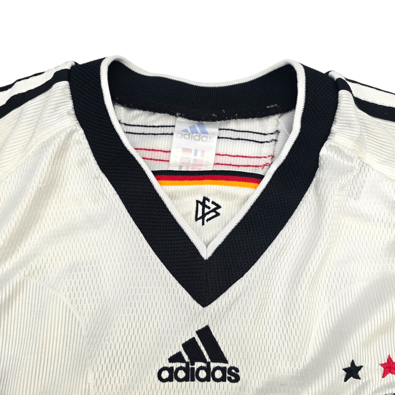 1998/00 Germany Home Football Shirt (M) Adidas 18 Klinsmann - Football Finery - FF302515
