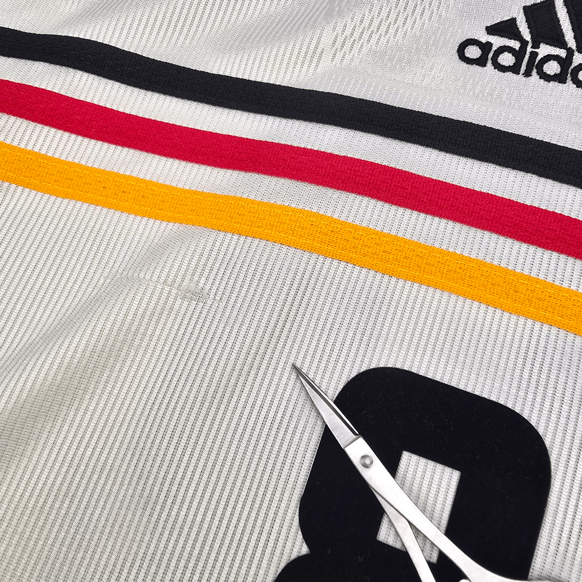 1998/00 Germany Home Football Shirt (M) Adidas 8 Matthaus - Football Finery - FF300077