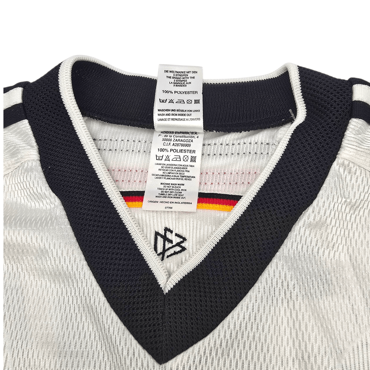 1998/00 Germany Home Football Shirt (M) Adidas 8 Matthaus - Football Finery - FF300077