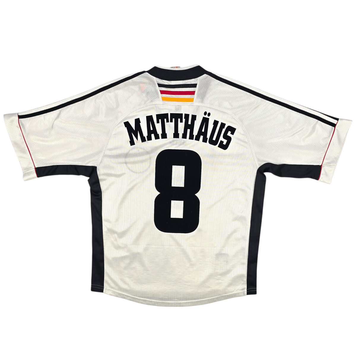 1998/00 Germany Home Football Shirt (M) Adidas 8 Matthaus - Football Finery - FF300077