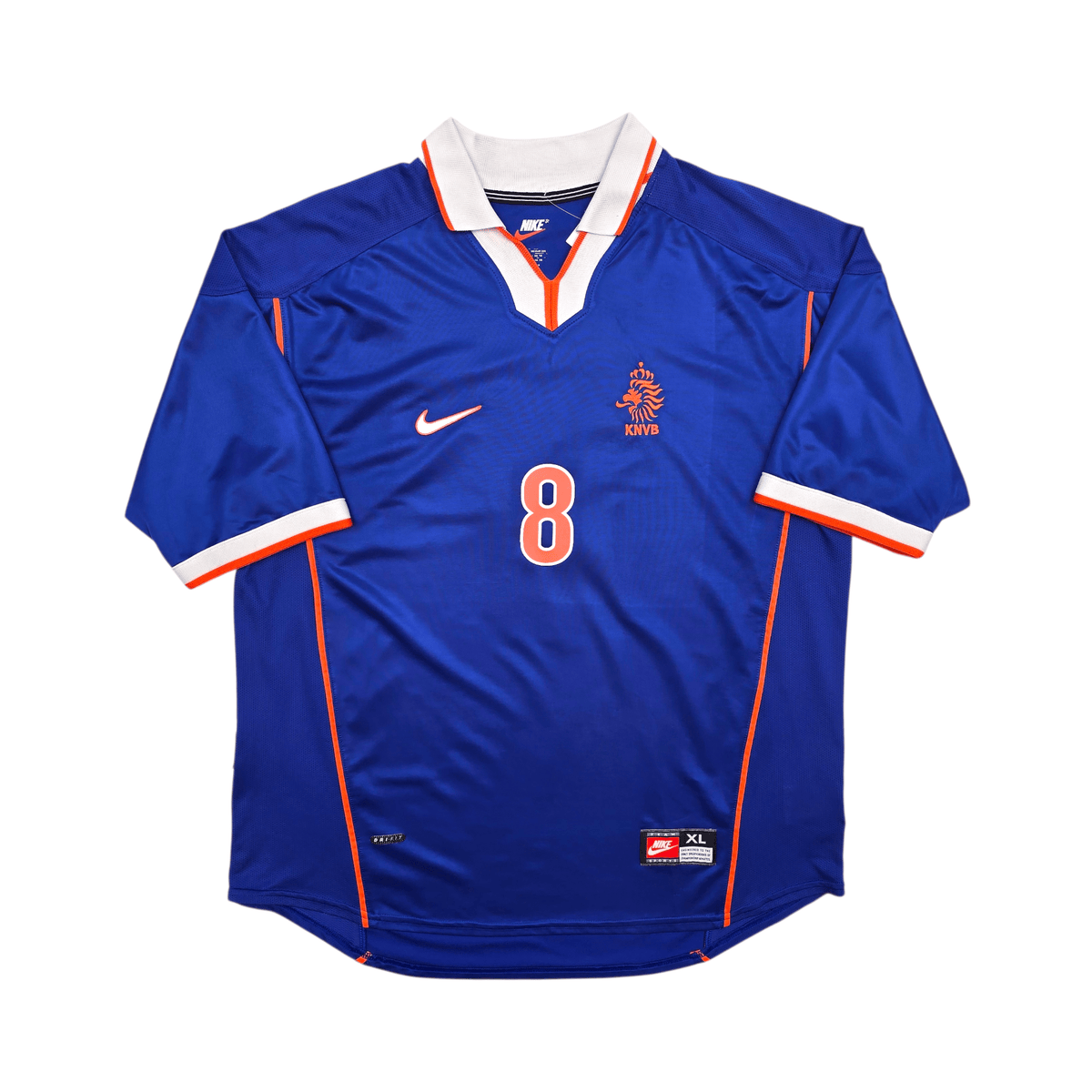 1998/00 Holland Away Football Shirt (XL) Nike 8 Bergkamp - Football Finery - FF302939