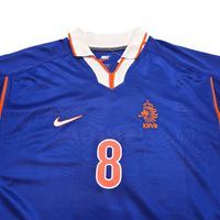 1998/00 Holland Away Football Shirt (XL) Nike 8 Bergkamp - Football Finery - FF302939