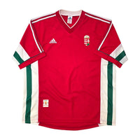 1998/00 Hungary Home Football Shirt (XL) Adidas - Football Finery - FF306325