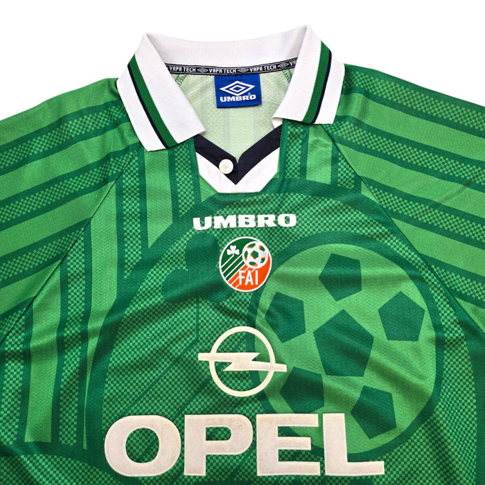 1998/00 Ireland Home Football Shirt (L) Umbro - Football Finery - FF305854