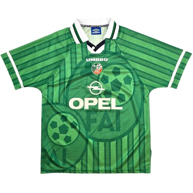 1998/00 Ireland Home Football Shirt (L) Umbro - Football Finery - FF305854