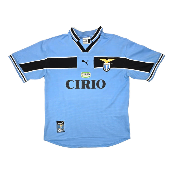 1998/00 Lazio Home Football Shirt (L) Puma #9 Salas - Football Finery - FF203788