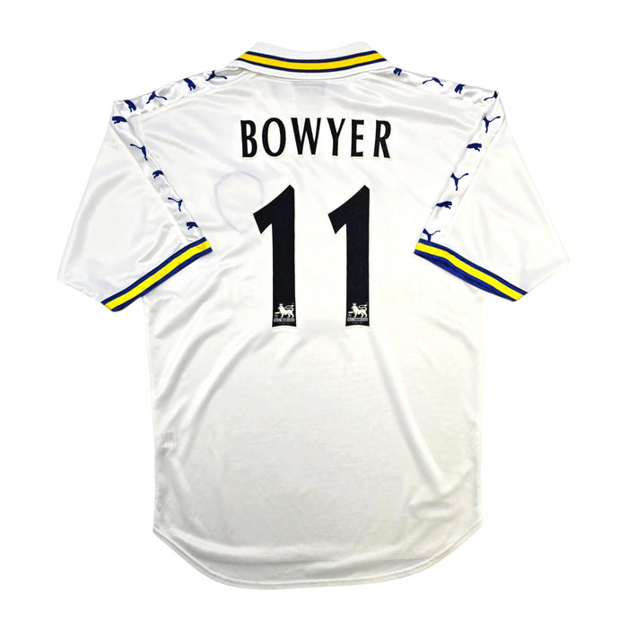 1998/00 Leeds United Home Football Shirt (M) Puma #11 Bowyer - Football Finery - FF306862
