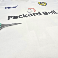 1998/00 Leeds United Home Football Shirt (S) Puma 4 Haaland - Football Finery - FF301593