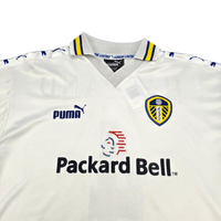 1998/00 Leeds United Home Football Shirt (S) Puma 4 Haaland - Football Finery - FF301593