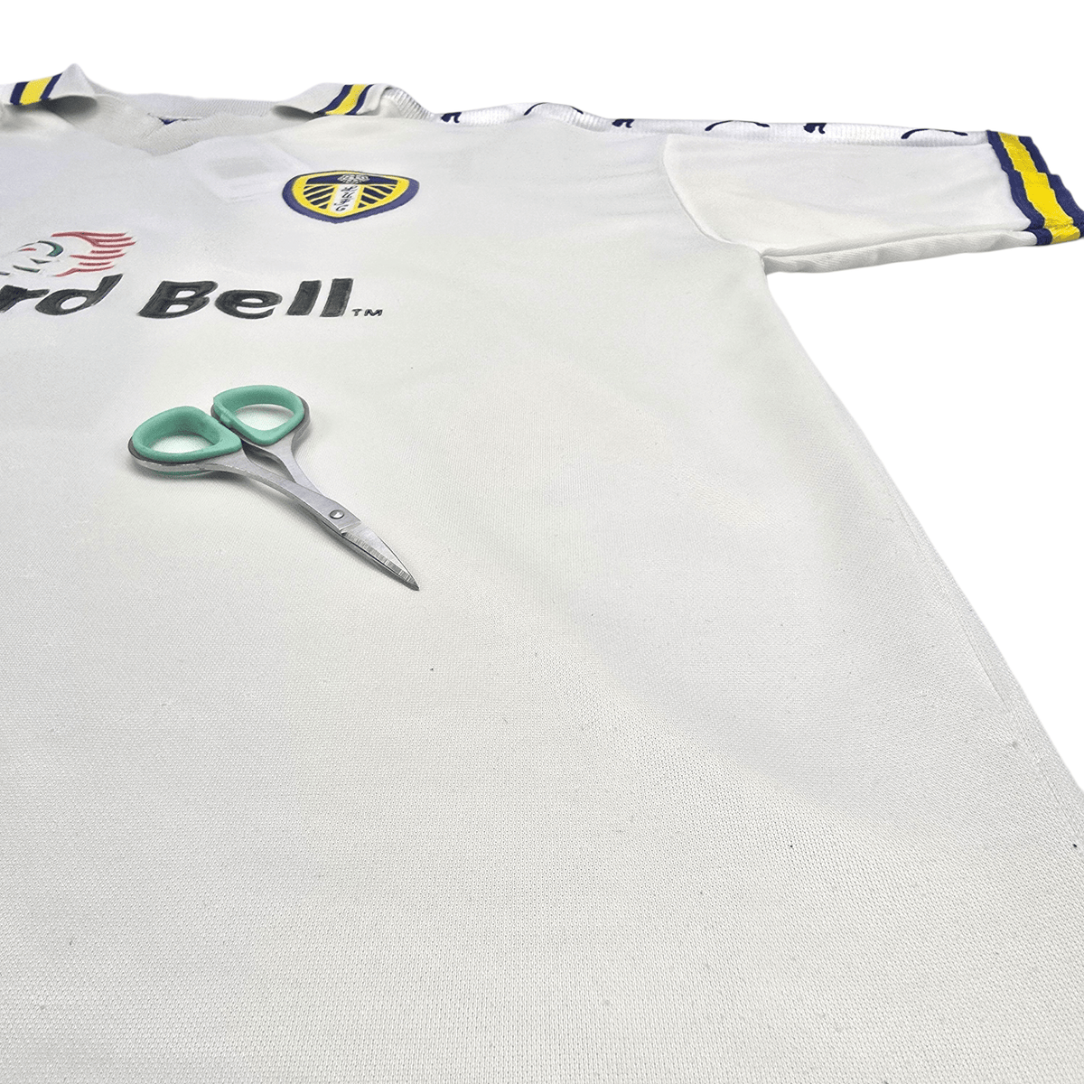 1998/00 Leeds United Home Football Shirt (S) Puma 4 Haaland - Football Finery - FF301593