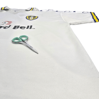 1998/00 Leeds United Home Football Shirt (S) Puma 4 Haaland - Football Finery - FF301593
