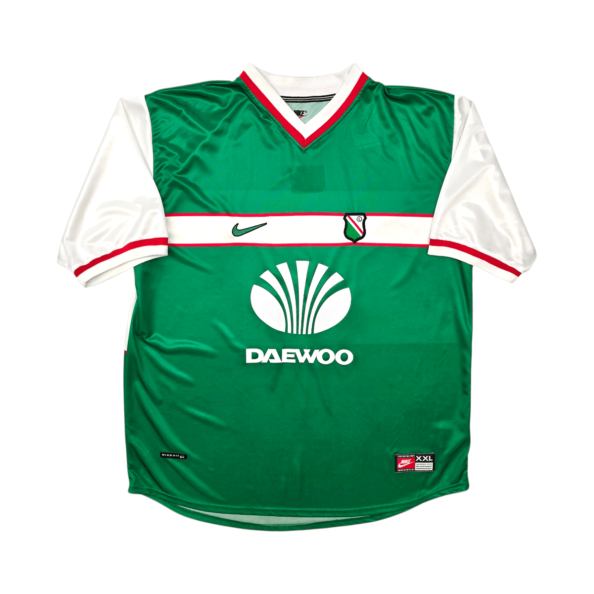 1998/00 Legia Warsaw Away Football Shirt (2XL) Nike - Football Finery - FF303209