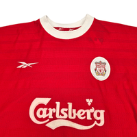 1998/00 Liverpool Home Football Shirt (L) Reebok - Football Finery - FF301305
