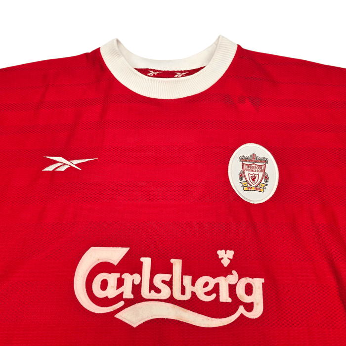 1998/00 Liverpool Home Football Shirt (L) Reebok - Football Finery - FF301305