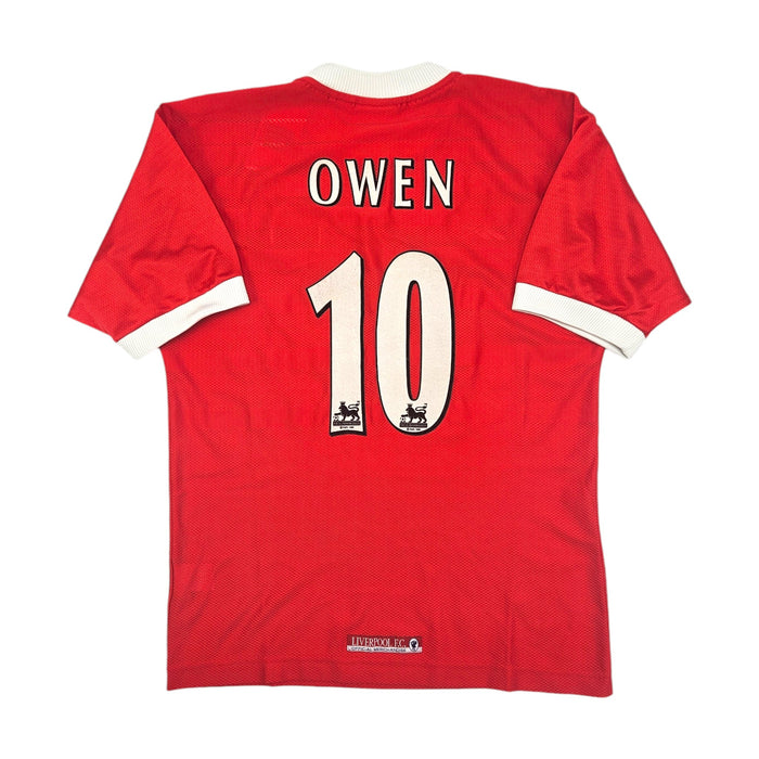 1998/00 Liverpool Home Football Shirt (M) Reebok #10 Owen - Football Finery - FF204420
