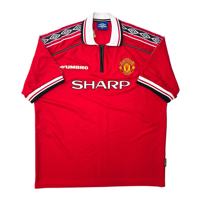 1998/00 Manchester United Home Football Shirt (2XL) Umbro - Football Finery - FF307067
