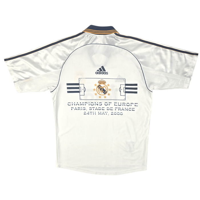 1998/00 Real Madrid Home Football Shirt (S) Adidas (Champions of Europe 2000) - Football Finery - FF204613