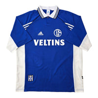 1998/00 Schalke 04 Home Football Shirt (XL) Adidas - Football Finery - FF307336