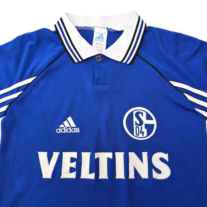 1998/00 Schalke 04 Home Football Shirt (XL) Adidas - Football Finery - FF307336
