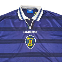 1998/00 Scotland Home Football Shirt (2XL) Umbro - Football Finery - FF307891