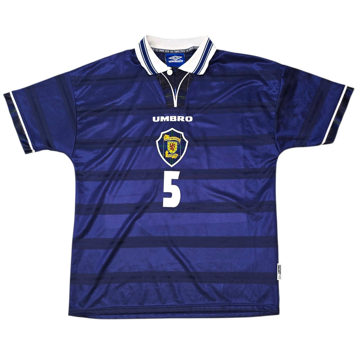 1998/00 Scotland Home Football Shirt (L) Umbro 5 Hendry - Football Finery - FF305217