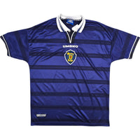 1998/00 Scotland Home Football Shirt (XL) Umbro - Football Finery - FF306932