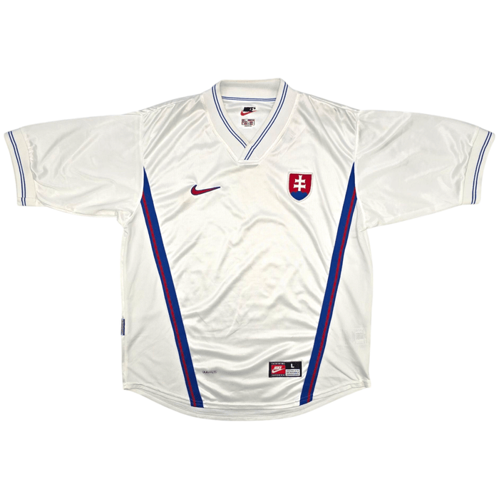1998/00 Slovakia Home Football Shirt (L) Nike - Football Finery - FF300628