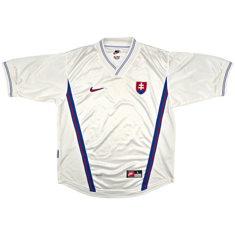 1998/00 Slovakia Home Football Shirt (L) Nike - Football Finery - FF300628