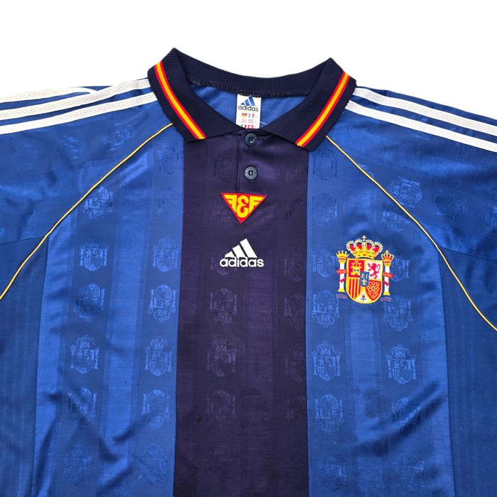 1998/00 Spain Away Football Shirt (2XL) Adidas - Football Finery - FF307905