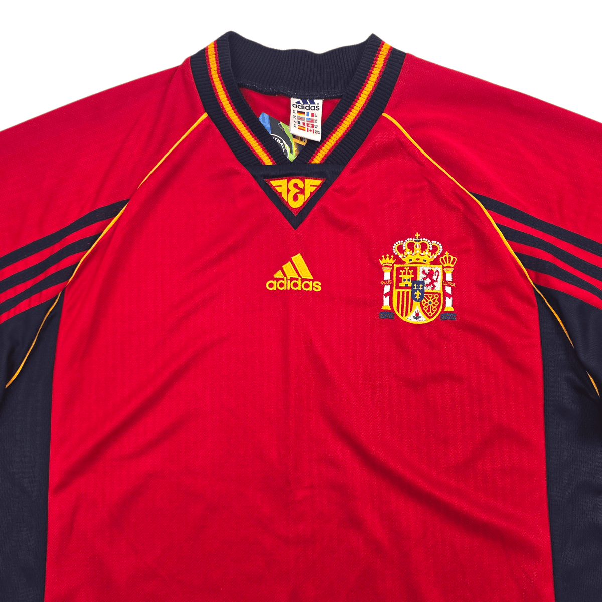 1998/00 Spain Home Football Shirt (XL) Adidas - Football Finery - FF305539