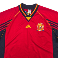 1998/00 Spain Home Football Shirt (XL) Adidas - Football Finery - FF305539