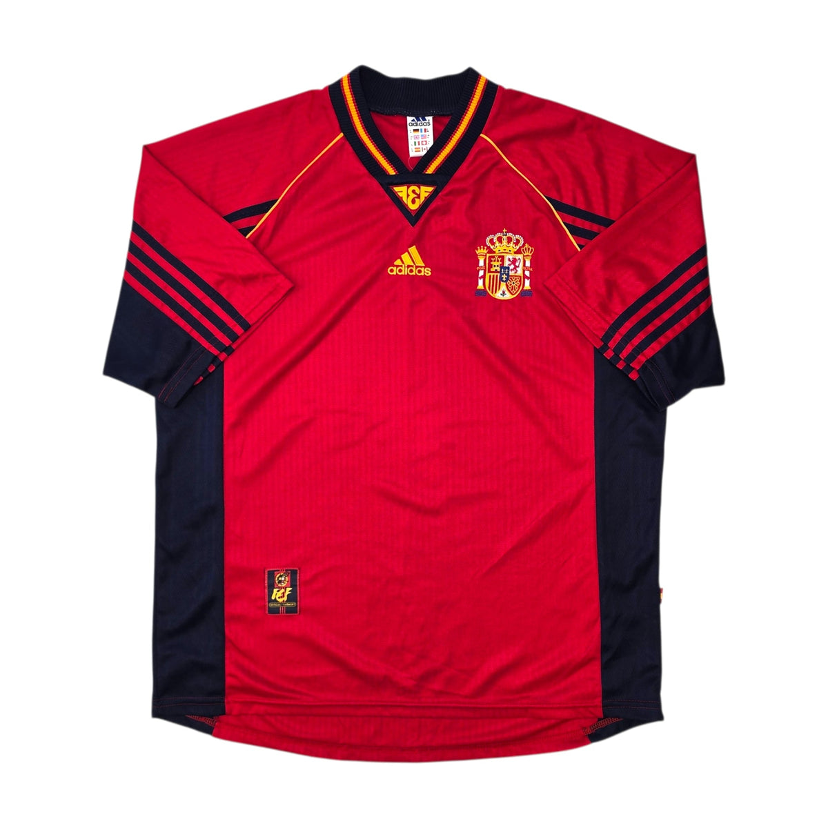1998/00 Spain Home Football Shirt (XL) Adidas - Football Finery - FF305539