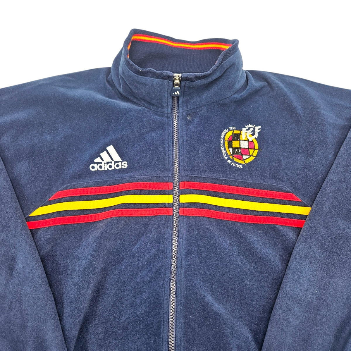 1998/00 Spain Jacket (L) Adidas (Fleece) - Football Finery - FF204468
