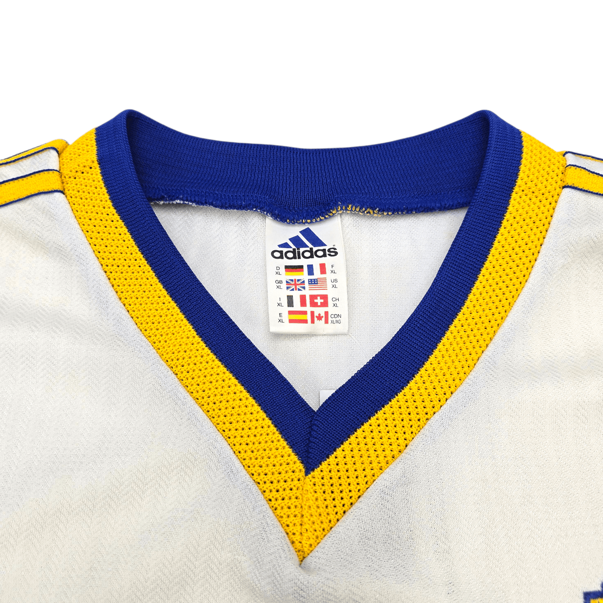 1998/00 Sweden Away Football Shirt (XL) Adidas - Football Finery - FF303339