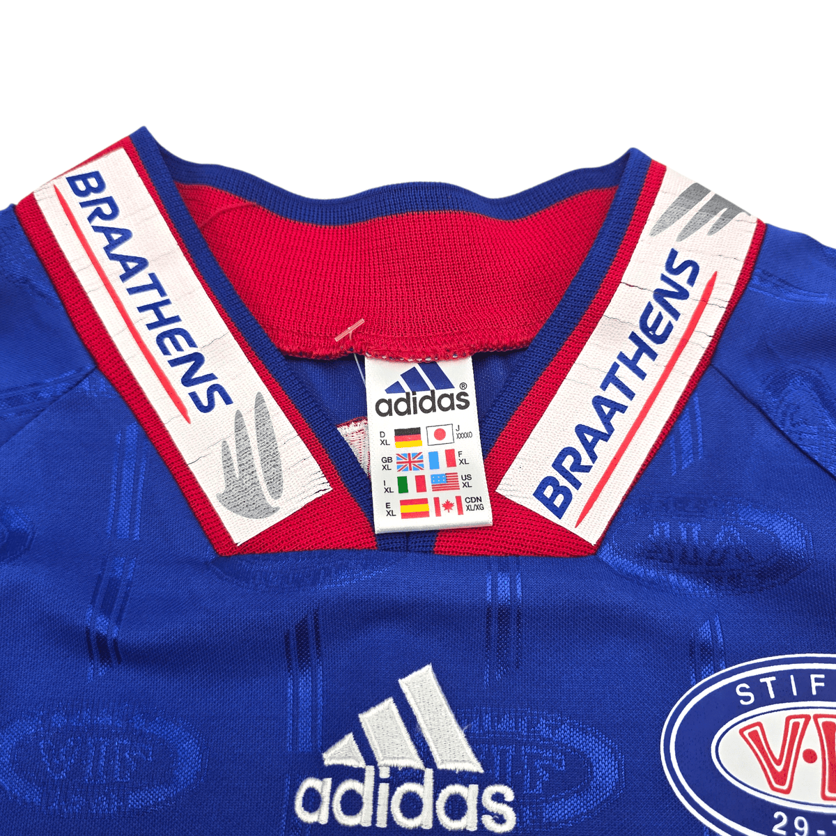1998/00 Valerenga Home Football Shirt (XL) Adidas - Football Finery - FF302058